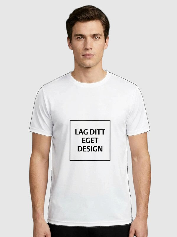 Blød teknisk unisex T-shirt med eget tryk | Letvægts Sport