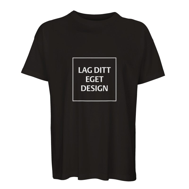 Økologisk Oversized T-shirt til Mænd | Design Din Egen T-shirt med Tryk