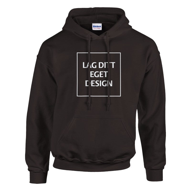 Design Din Egen Personlige Hættetrøje med Eget Tryk | Unisex Pullover Hoodie