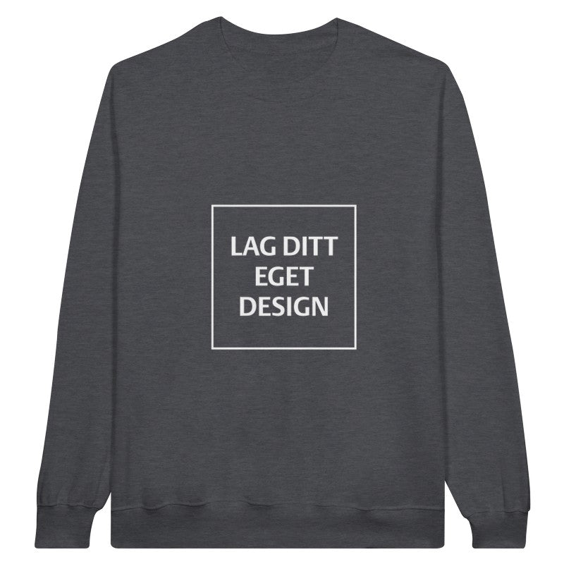 Personlig College Sweater med Eget Tryk | Design Din Logo Sweater