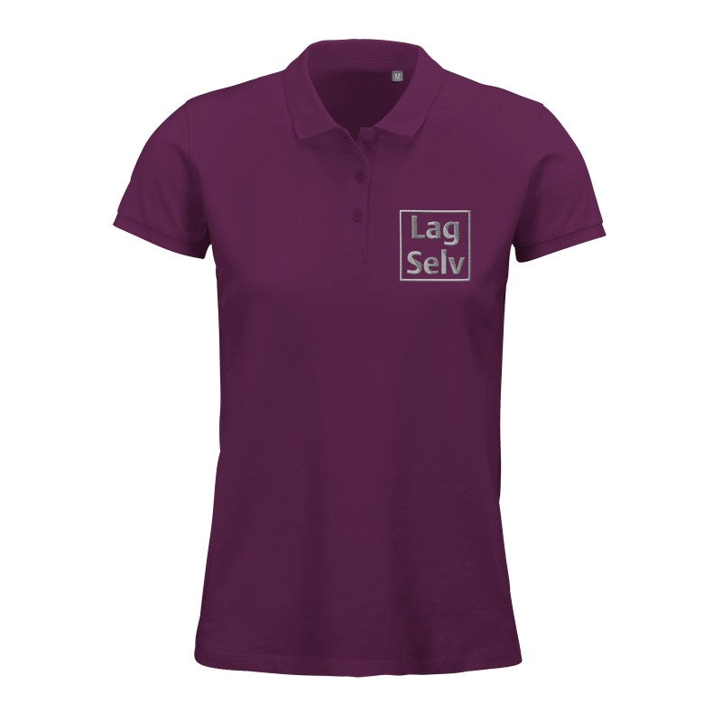 Design din egen økologiske polo t-shirt til kvinder | Personligt broderi