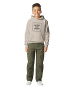 Blød Hættetrøje til Unge med Eget Tryk | Mellemtyk Fleece Hoodie