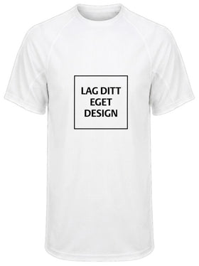 Ultralet Teknisk Unisex T-shirt med Eget Tryk | Slidstærk Sport
