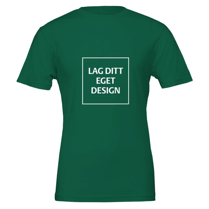 Premium Unisex Crewneck T-shirt | Design din egen med dit eget tryk