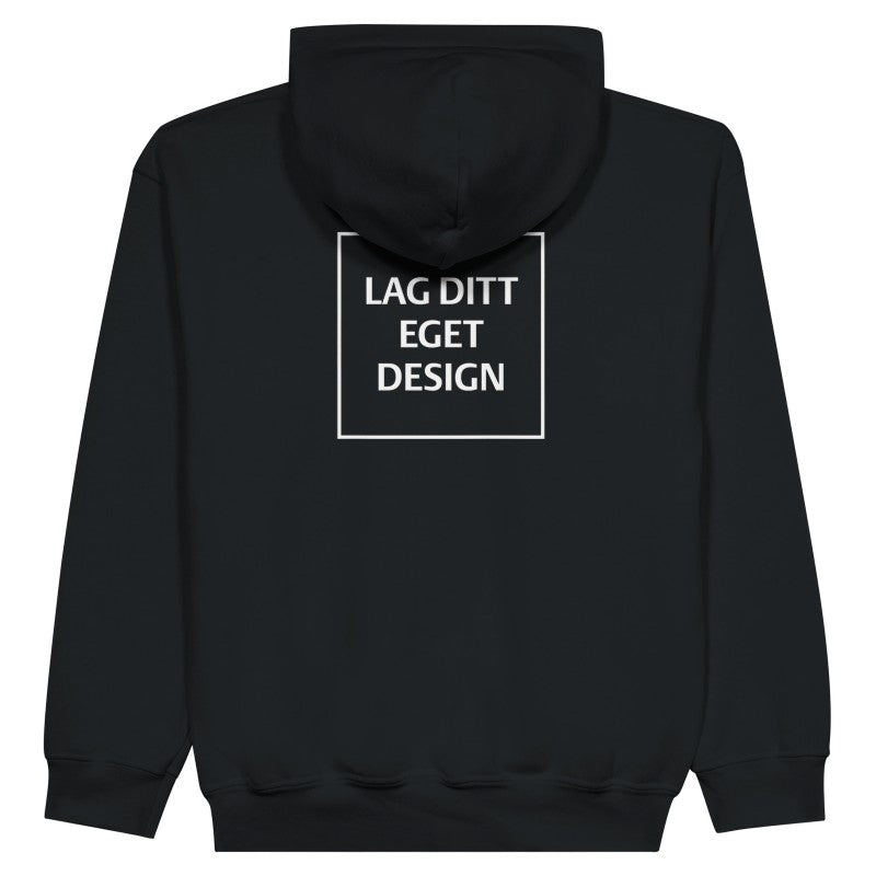 Blød Hættetrøje til Unge med Eget Tryk | Mellemtyk Fleece Hoodie
