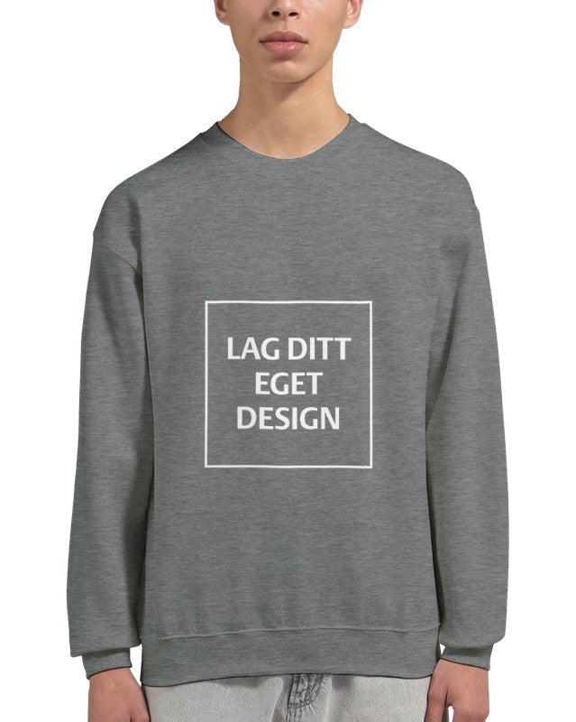 Personlig College Sweater med Eget Tryk | Design Din Unikke Sweater