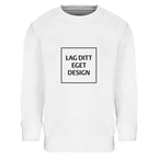 Klassisk Børnesweater med Eget Tryk | Varm Sweatshirt i Bomuldsblanding