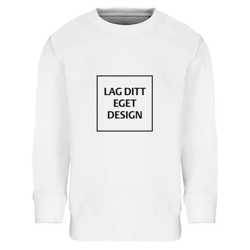 Klassisk Børnesweater med Eget Tryk | Varm Sweatshirt i Bomuldsblanding