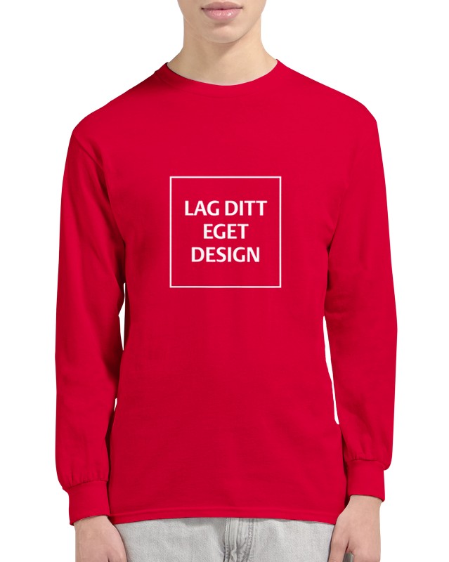 Klassisk Langærmet T-shirt til Eget Tryk – Design din personlige stil