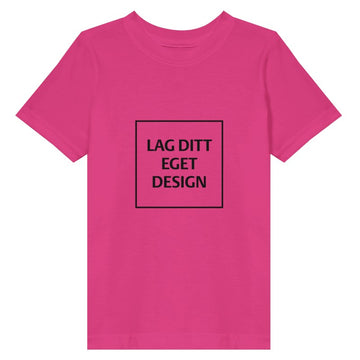 Blød småbørns T-shirt i fin jersey med eget tryk