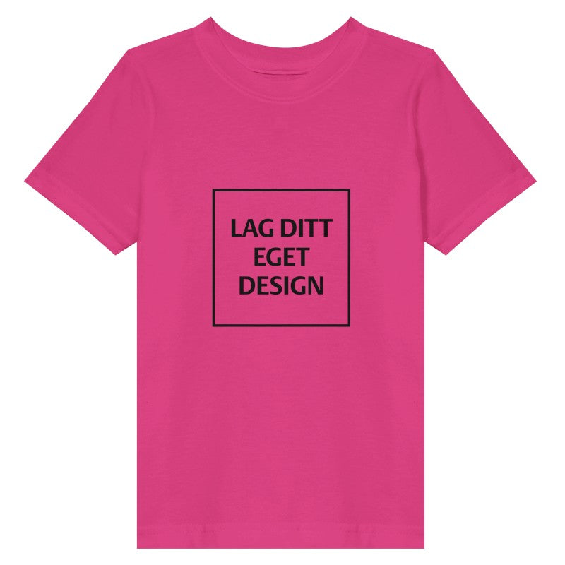 Blød småbørns T-shirt i fin jersey med eget tryk