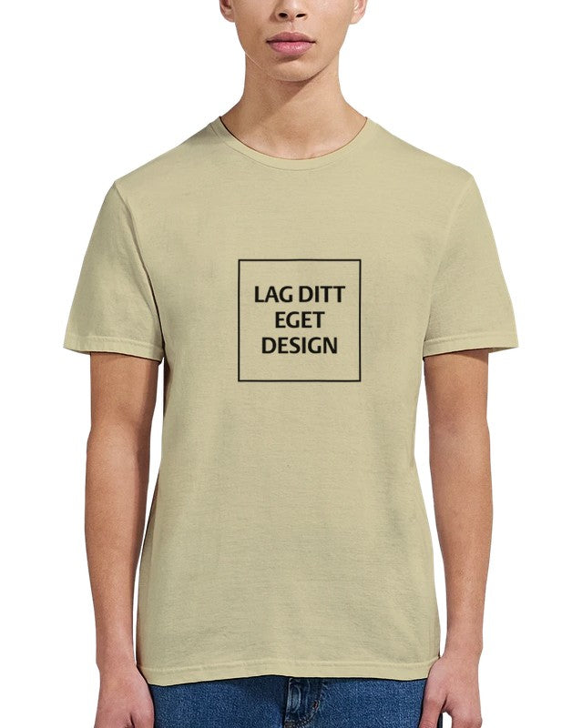 Klassisk Unisex T-shirt med Rund Hals til Eget Tryk | Design Din Egen T-shirt