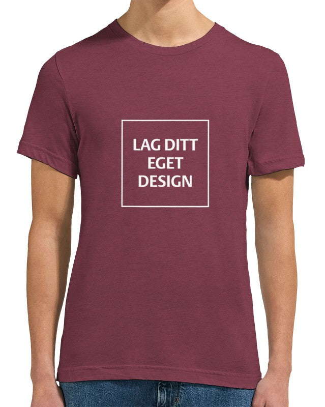 Design din egen Triblend T-shirt | Blød Unisex T-shirt med Eget Tryk