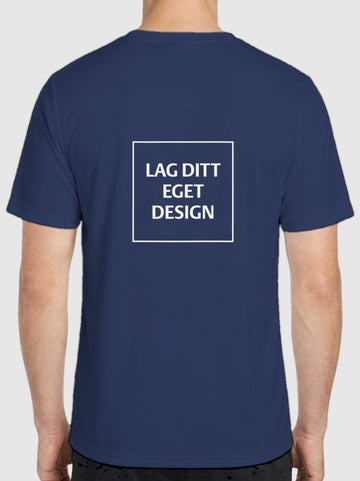 Blød teknisk unisex T-shirt med eget tryk | Letvægts Sport