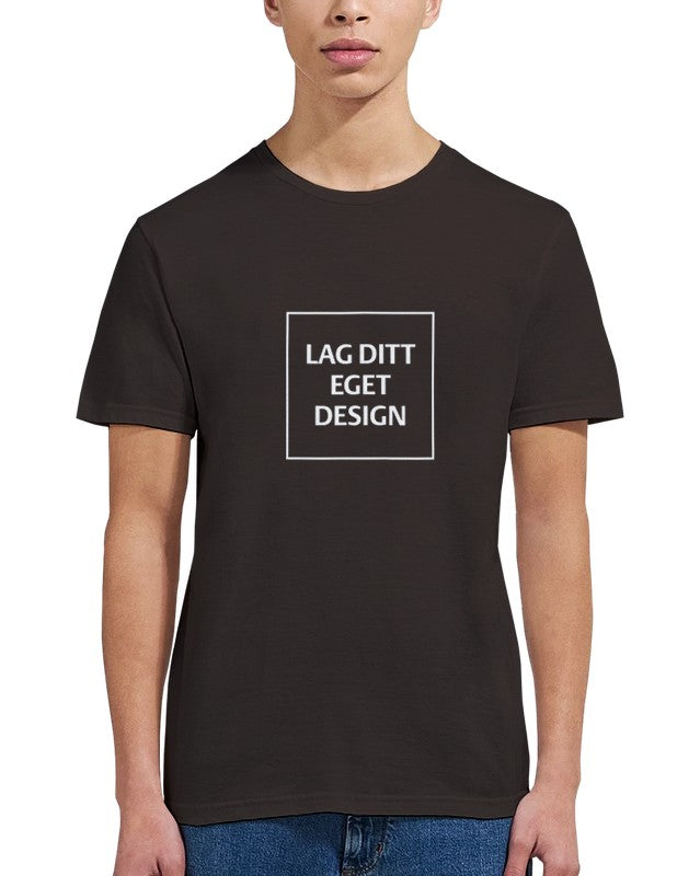 Klassisk Unisex T-shirt med Rund Hals til Eget Tryk | Design Din Egen T-shirt