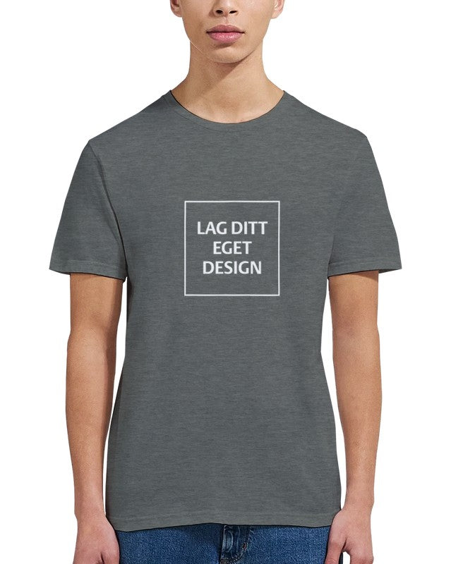 Klassisk Unisex T-shirt med Rund Hals til Eget Tryk | Design Din Egen T-shirt