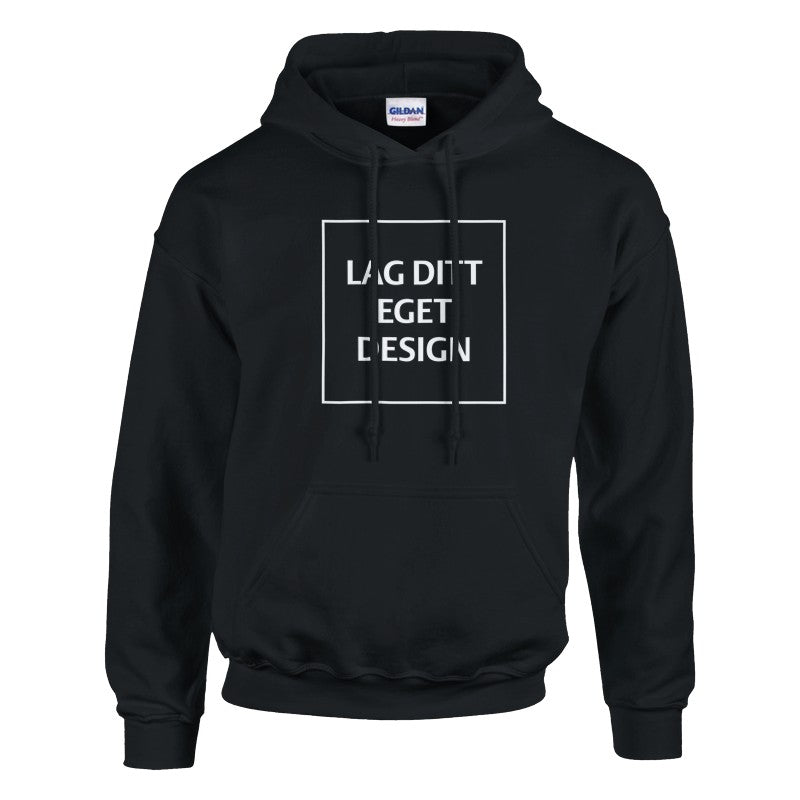 Design Din Egen Personlige Hættetrøje med Eget Tryk | Unisex Pullover Hoodie