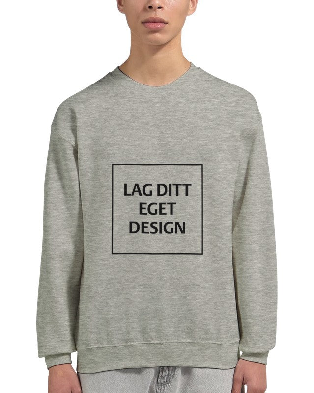 Personlig College Sweater med Eget Tryk | Design Din Unikke Sweater