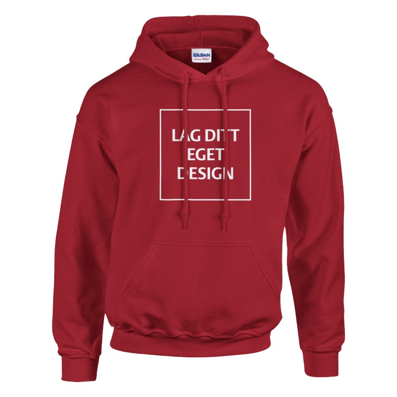 Design Din Egen Personlige Hættetrøje med Eget Tryk | Unisex Pullover Hoodie