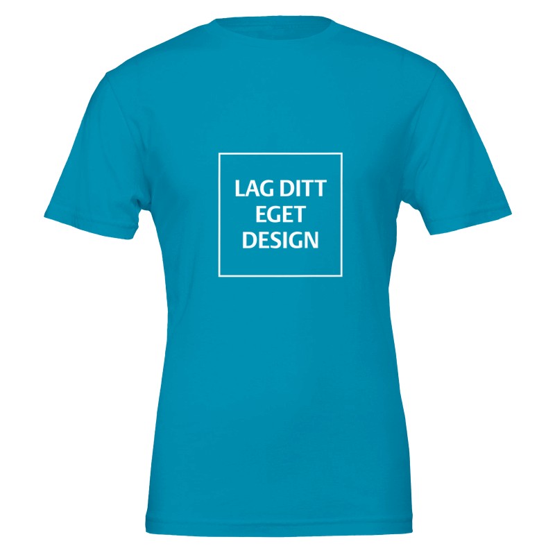 Premium Unisex Crewneck T-shirt | Design din egen med dit eget tryk