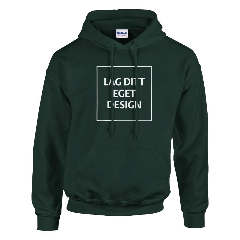 Design Din Egen Personlige Hættetrøje med Eget Tryk | Unisex Pullover Hoodie