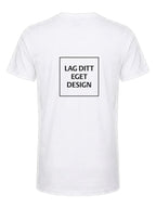 Design Din Egen Unisex V-Hals T-skjorte med Eget Trykk