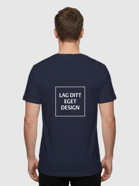 Design Din Egen Unisex V-Hals T-shirt med Eget Tryk