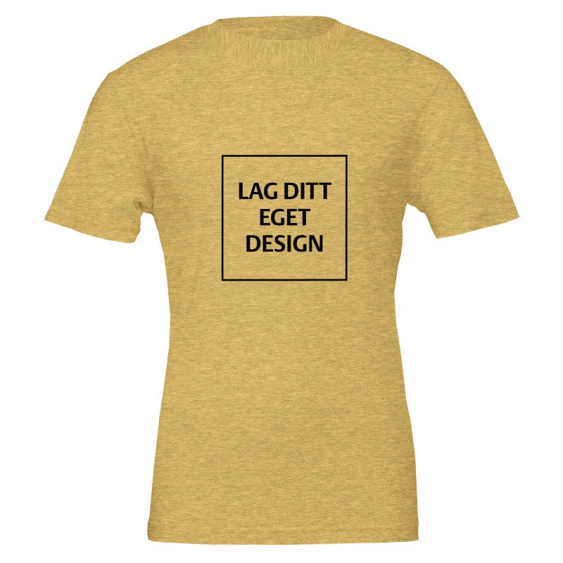 Premium Unisex Crewneck T-shirt | Design din egen med dit eget tryk