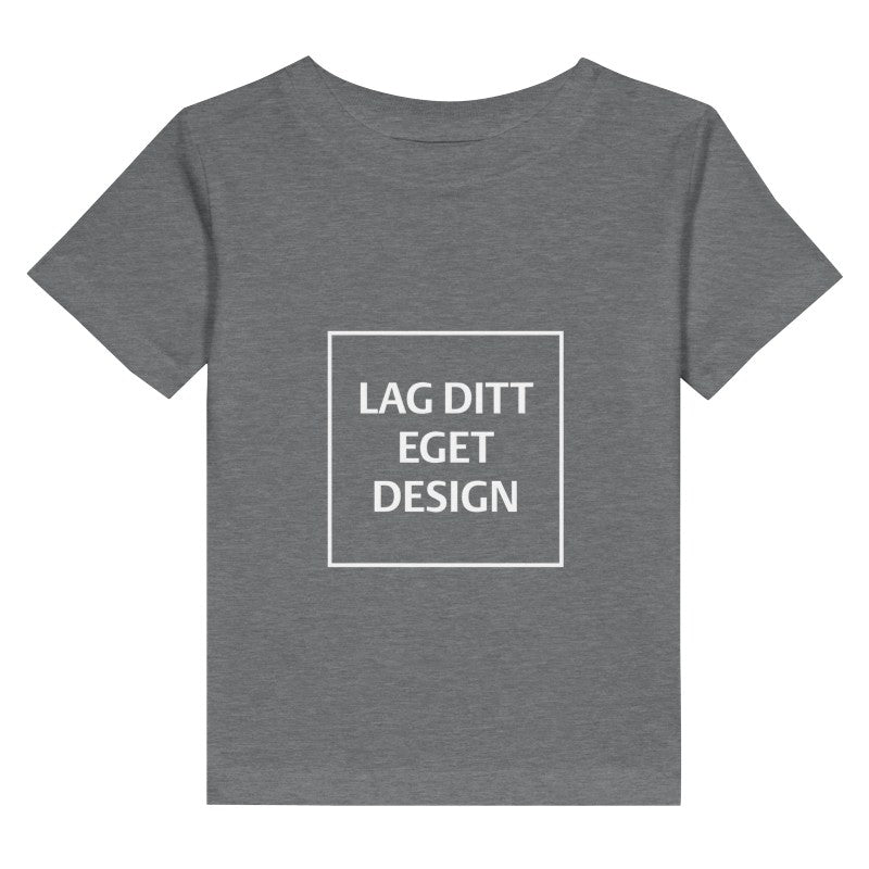 Klassisk småbørns T-shirt i bomuldsjersey med eget tryk