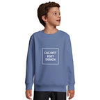 Klassisk Børnesweater med Eget Tryk | Varm Sweatshirt i Bomuldsblanding