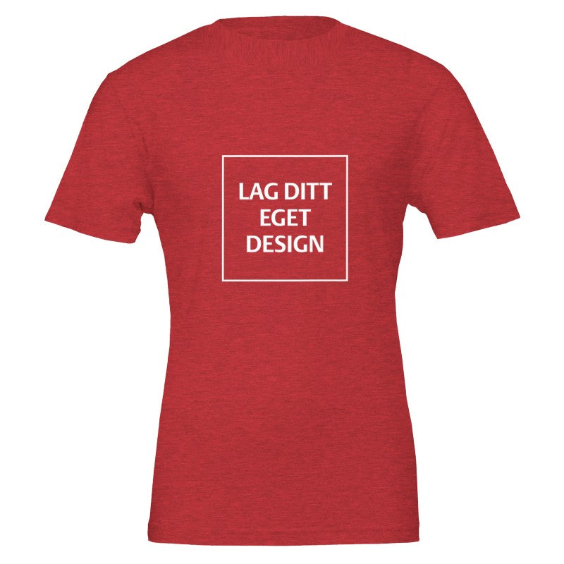 Premium Unisex Crewneck T-shirt | Design din egen med dit eget tryk