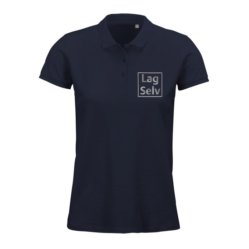 Design din egen økologiske polo t-shirt til kvinder | Personligt broderi