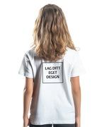 Slidstærk børne-T-shirt i polybomuld med eget tryk
