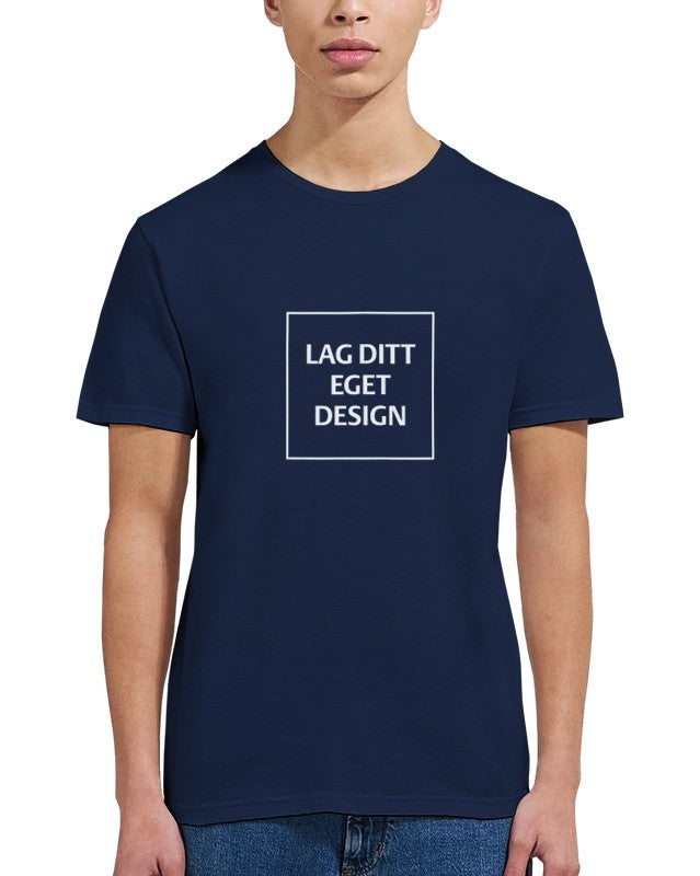 Klassisk Unisex T-shirt med Rund Hals til Eget Tryk | Design Din Egen T-shirt