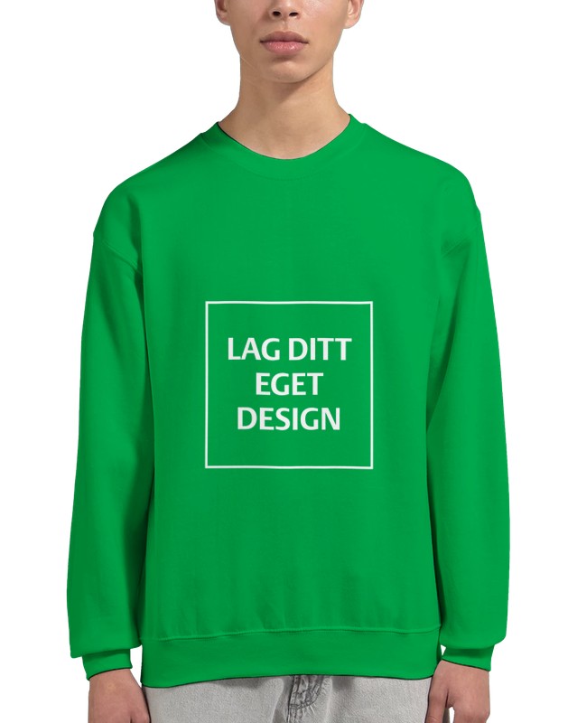 Personlig College Sweater med Eget Tryk | Design Din Unikke Sweater