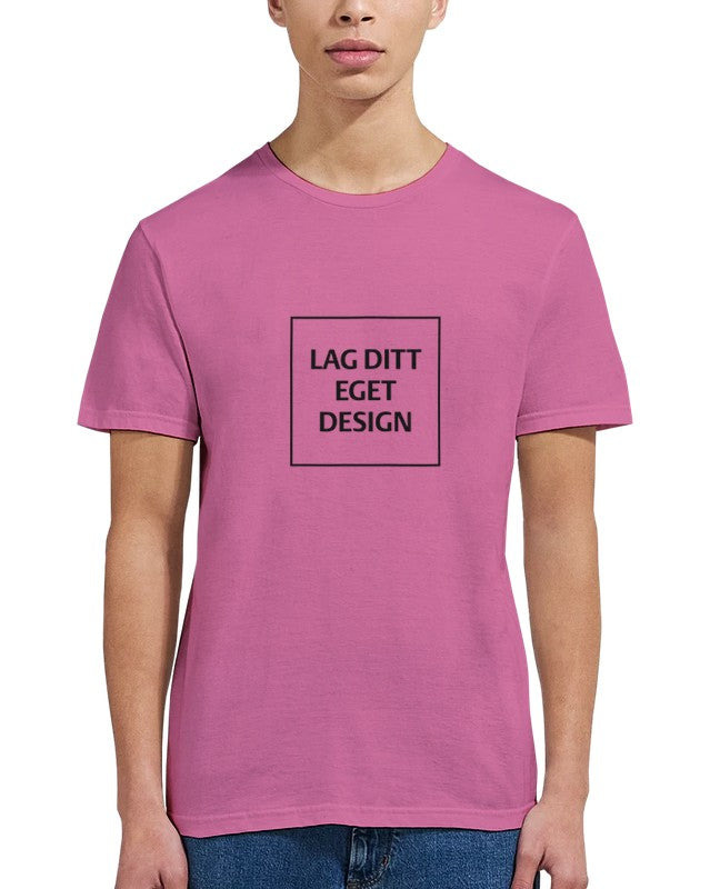 Klassisk Unisex T-shirt med Rund Hals til Eget Tryk | Design Din Egen T-shirt
