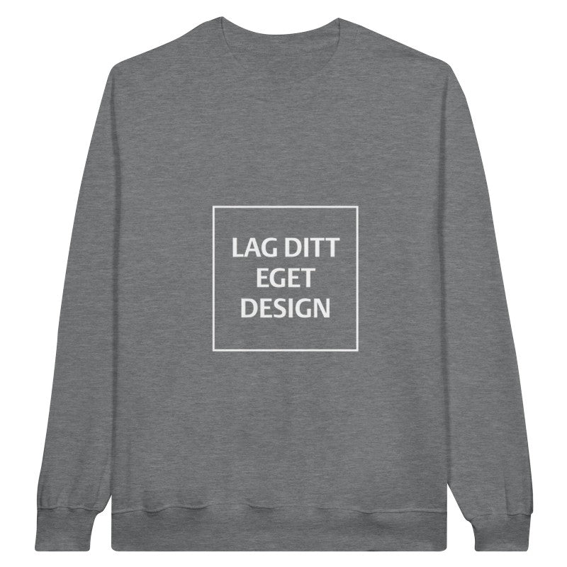 Personlig College Sweater med Eget Tryk | Design Din Logo Sweater