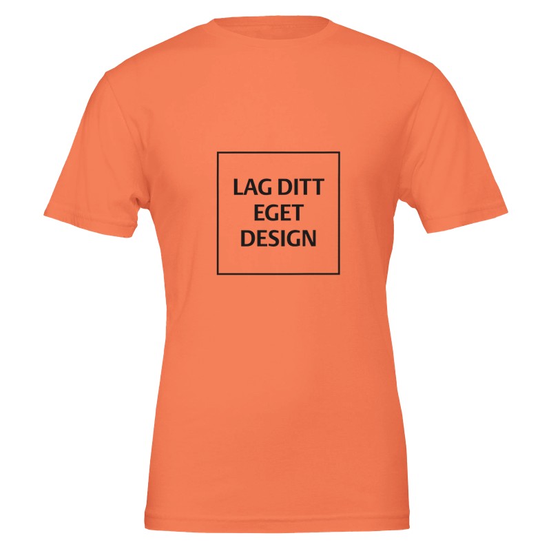 Premium Unisex Crewneck T-shirt | Design din egen med dit eget tryk