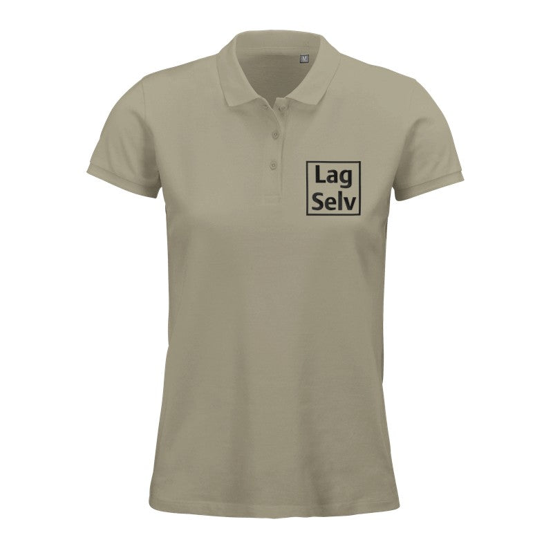 Design din egen økologiske polo t-shirt til kvinder | Personligt broderi