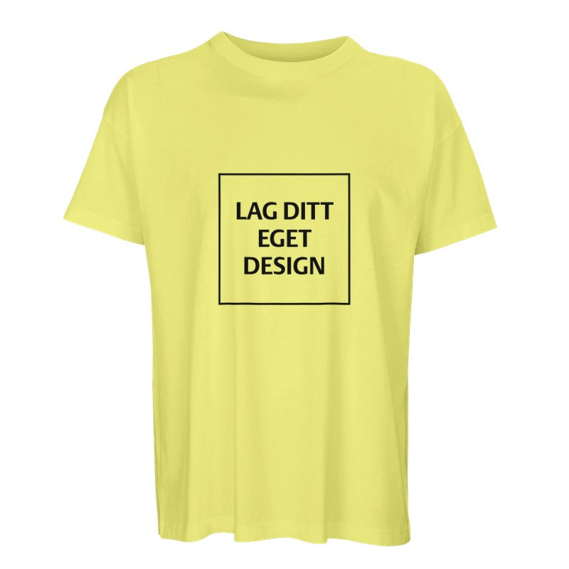 Økologisk Oversized T-shirt til Mænd | Design Din Egen T-shirt med Tryk