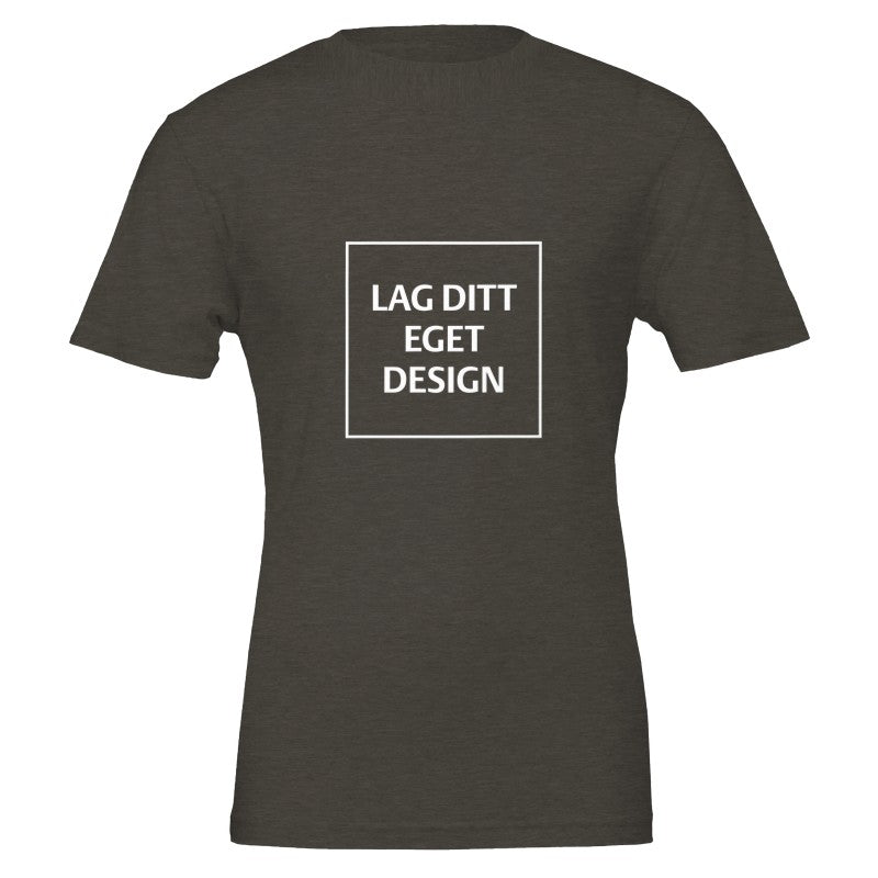 Premium Unisex Crewneck T-shirt | Design din egen med dit eget tryk