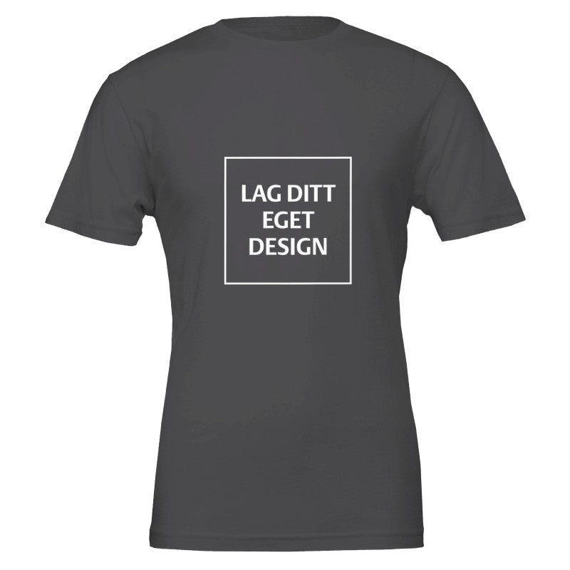 Premium Unisex Crewneck T-shirt | Design din egen med dit eget tryk