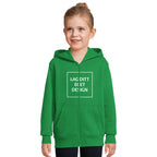 Hættetrøje til Børn med Lynlås og Eget Tryk | Blød Zip Hoodie