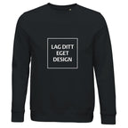 Økologisk Unisex Sweatshirt med Eget Print | Design Din Egen Crewneck Sweatshirt