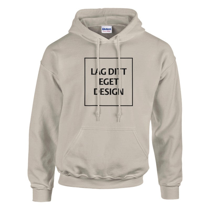 Design Din Egen Personlige Hættetrøje med Eget Tryk | Unisex Pullover Hoodie