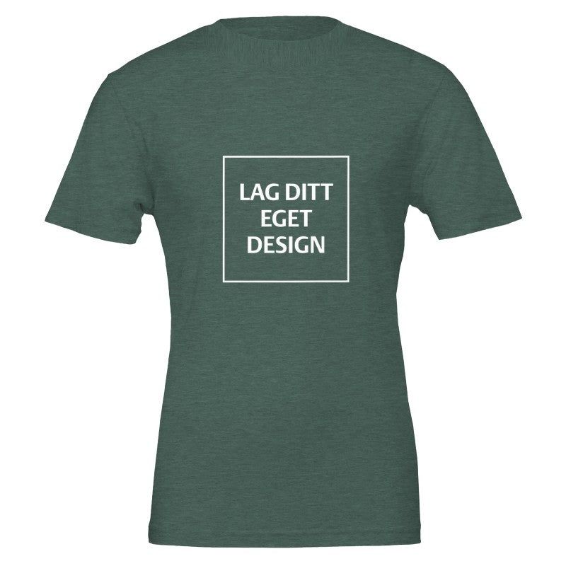 Premium Unisex Crewneck T-shirt | Design din egen med dit eget tryk