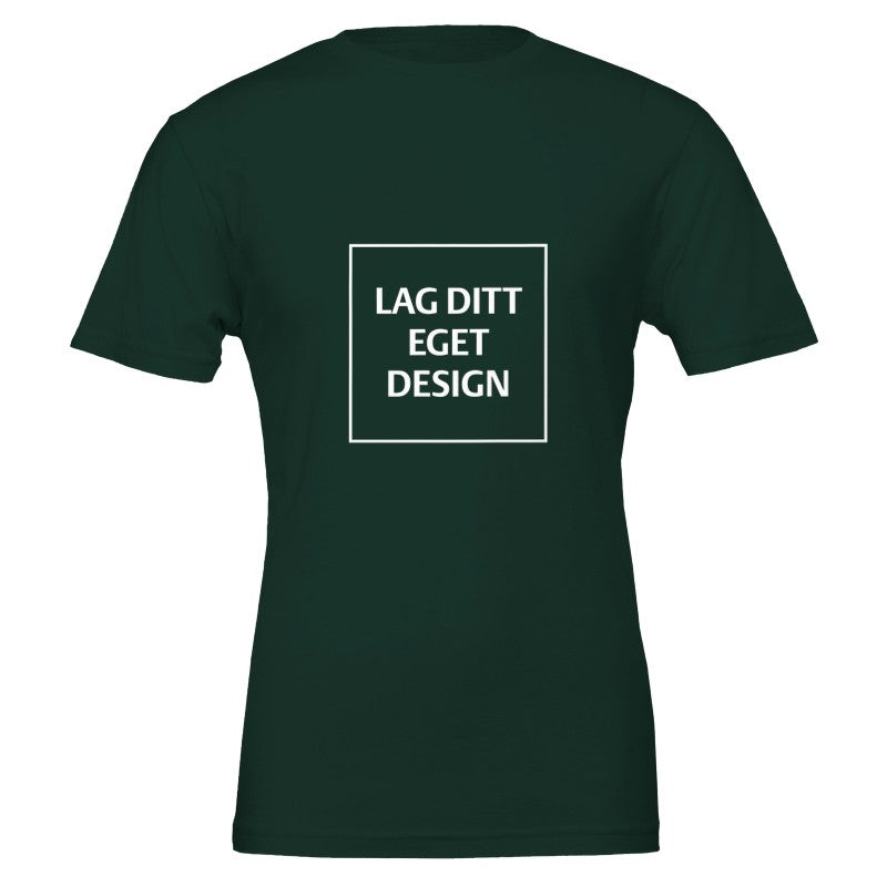 Premium Unisex Crewneck T-shirt | Design din egen med dit eget tryk