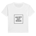 Slidstærk børne-T-shirt i polybomuld med eget tryk