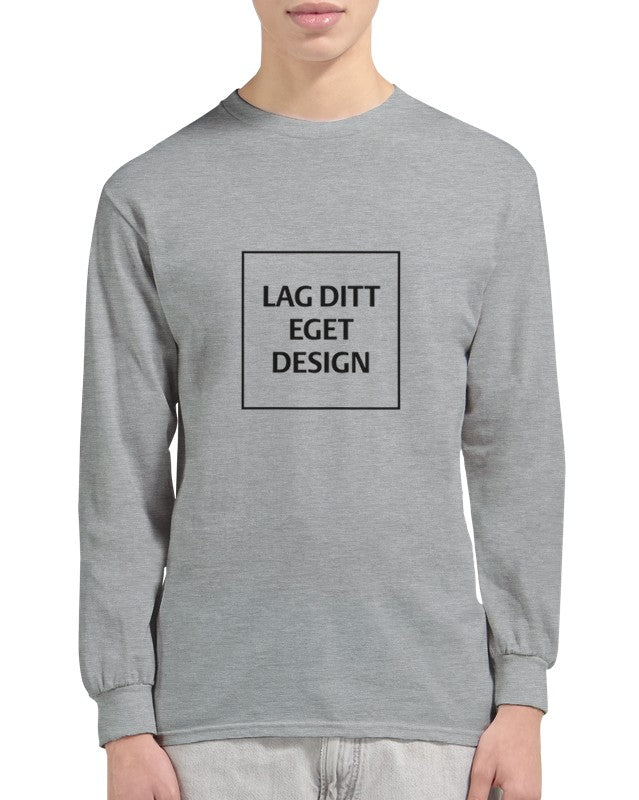 Klassisk Langærmet T-shirt til Eget Tryk – Design din personlige stil