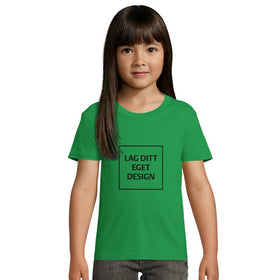 Økologisk Børne T-shirt med Eget Tryk | 100% Økologisk Bomuld